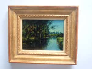 Johannes Varkevisser - Watertje met knotwilgen verkocht voor € 100!