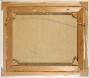 Niet of onleesbaar gesigneerd - Olieverf op doek, Knotwilgen in de winter - Ingelijst kopen? Bied vanaf 1!