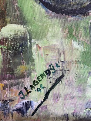 Niet of onleesbaar gesigneerd - J. Lagendijk - Voetballers kopen? Bied vanaf 1!