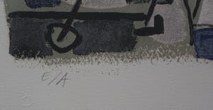 Corneille - Ingelijste litho: April in Paris - 1987 kopen? Bied vanaf 150!