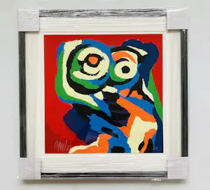 Karel Appel - 'Leef met mij' met nieuwe lijst! kaufen? Bieten Sie von 1125!
