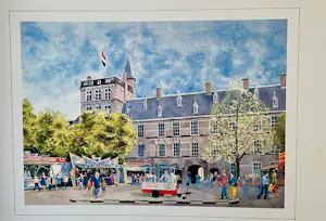 Leo Wisselink - Een schilder in Den Haag, gesigneerd, harde kaft kopen? Bied vanaf 40!