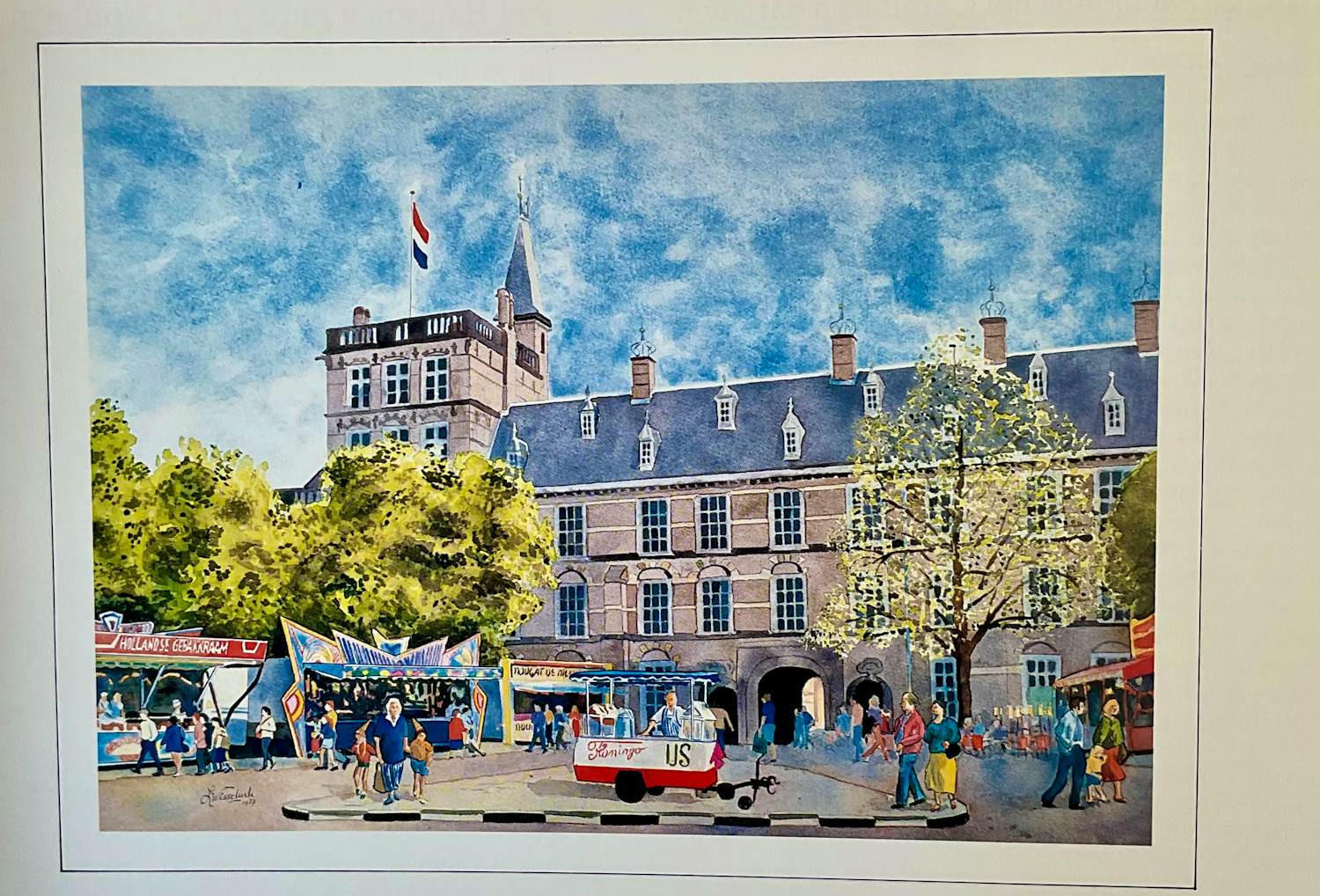 Leo Wisselink - Een schilder in Den Haag, gesigneerd, harde kaft kopen? Bied vanaf 35!