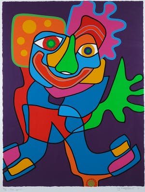 Marianne Naerebout - Zeefdruk, Free spirit - Ingelijst (Groot) kopen? Bied vanaf 50!