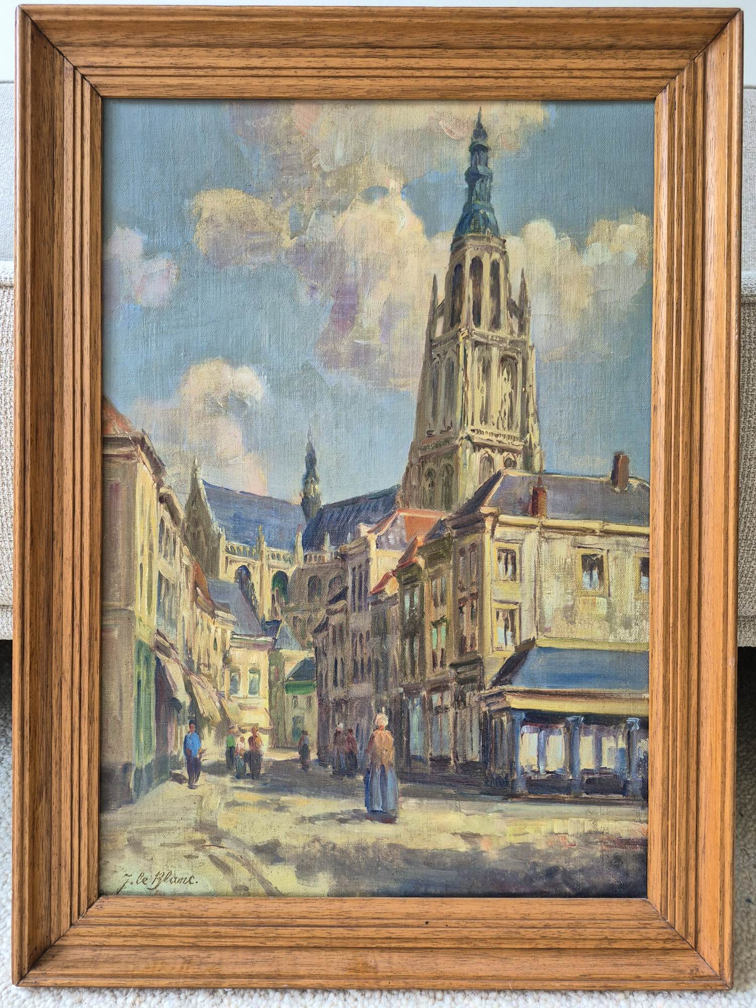 Adriaan Terhell - Gezicht op de Grote Kerk, Breda kopen? Bied vanaf 75!