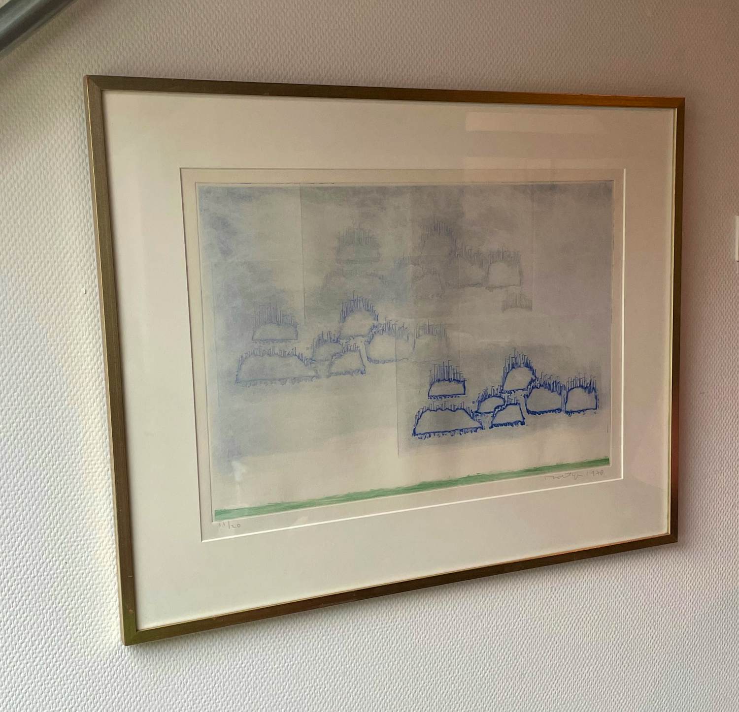 Jan Montyn - Ingelijst ets, Mekong II kopen? Bied vanaf 150!