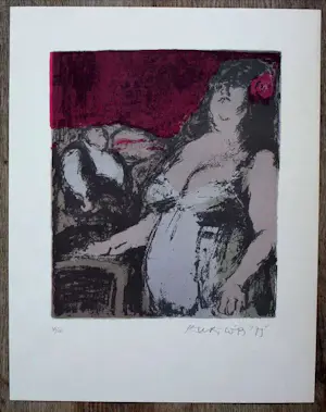 Kurt Lob - Litho - 1975 kopen? Bied vanaf 60!