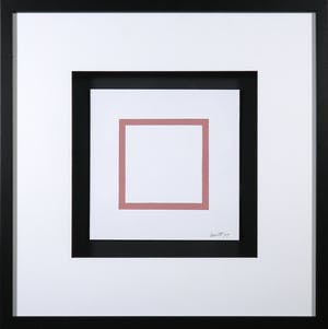 Sol LeWitt - Zeefdruk uit de serie 'Five Geometric Figures in Five Colors' - Ingelijst kopen? Bied vanaf 1!