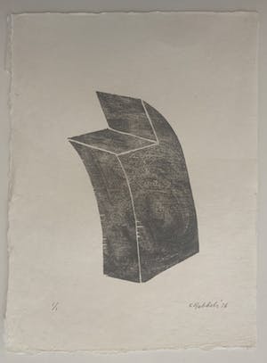 Klaas Gubbels - zonder titel - houtsnede - 2016 (UNIEK EXEMPLAAR!) kopen? Bied vanaf 299!