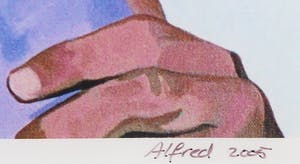 Alfred Degens - Lambdaprint, The Red Planet - Ingelijst kopen? Bied vanaf 35!