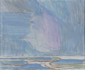 Paul Overhaus - Gemengde techniek, Boven wad - Ingelijst kopen? Bied vanaf 1!