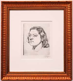 Jentsje Popma - ETS (!) Jentsje Popma, Academie werk, Rotterdam, verkocht voor € 250!