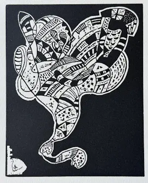 Wassily Kandinsky - 10 Origin Original- Holzschnitt 1944 Roethel 203 kopen? Bied vanaf 75!
