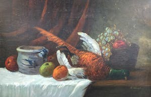 Niet of onleesbaar gesigneerd - C3207-4 - Jachtstilleven met fazant kopen? Bied vanaf 10!