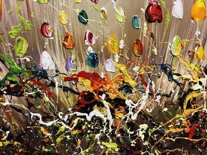 Gena - Flowers Paars kopen? Bied vanaf 250!