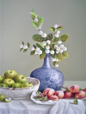 Buy Thomas Heesakkers - Stilleven met fruit en witte besjes? Bid from 495!