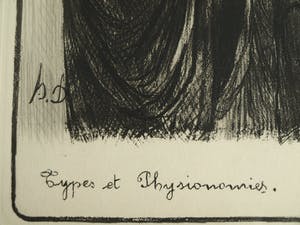 Honore Daumier - Ingelijste litho , spotprent advocatuur "Types Et Physionomies" kopen? Bied vanaf 40!