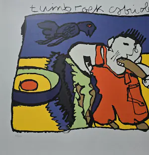Herman Brood - Tuinbroek Cabriolet - handgesigneerd - 250 ex kopen? Bied vanaf 1!