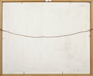 Jan Dekker - Olieverf op hardboard, Regen op Komst, Ingelijst kopen? Bied vanaf 1!