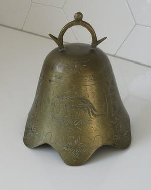 Niet of onleesbaar gesigneerd - Chinese Messing Tempelbel kopen? Bied vanaf 10!