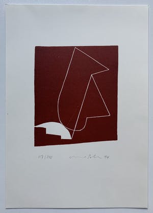 Uwe Poth - Kleurenzeefdruk | 'Zonder titel' | 1994 kopen? Bied vanaf 75!