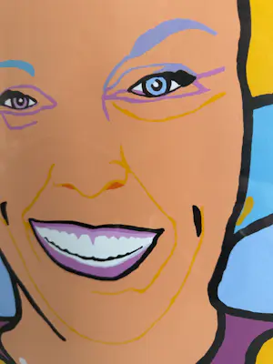 Shunyam - Kleurenzeefdruk ‘Royal Smile’. kopen? Bied vanaf 75!