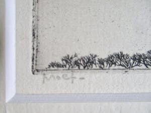 Arend Hendriks - Ets landschap kopen? Bied vanaf 35!