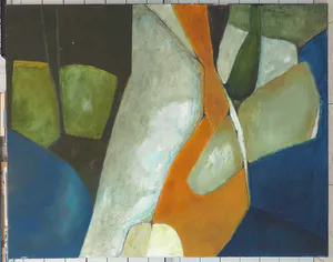 Jos Schimmer - Olieverf op doek, Compositie (Groot) kopen? Bied vanaf 200!