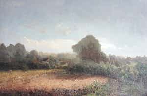 Julius J. van de Sande Bakhuyzen - Landschap verkocht voor € 150!
