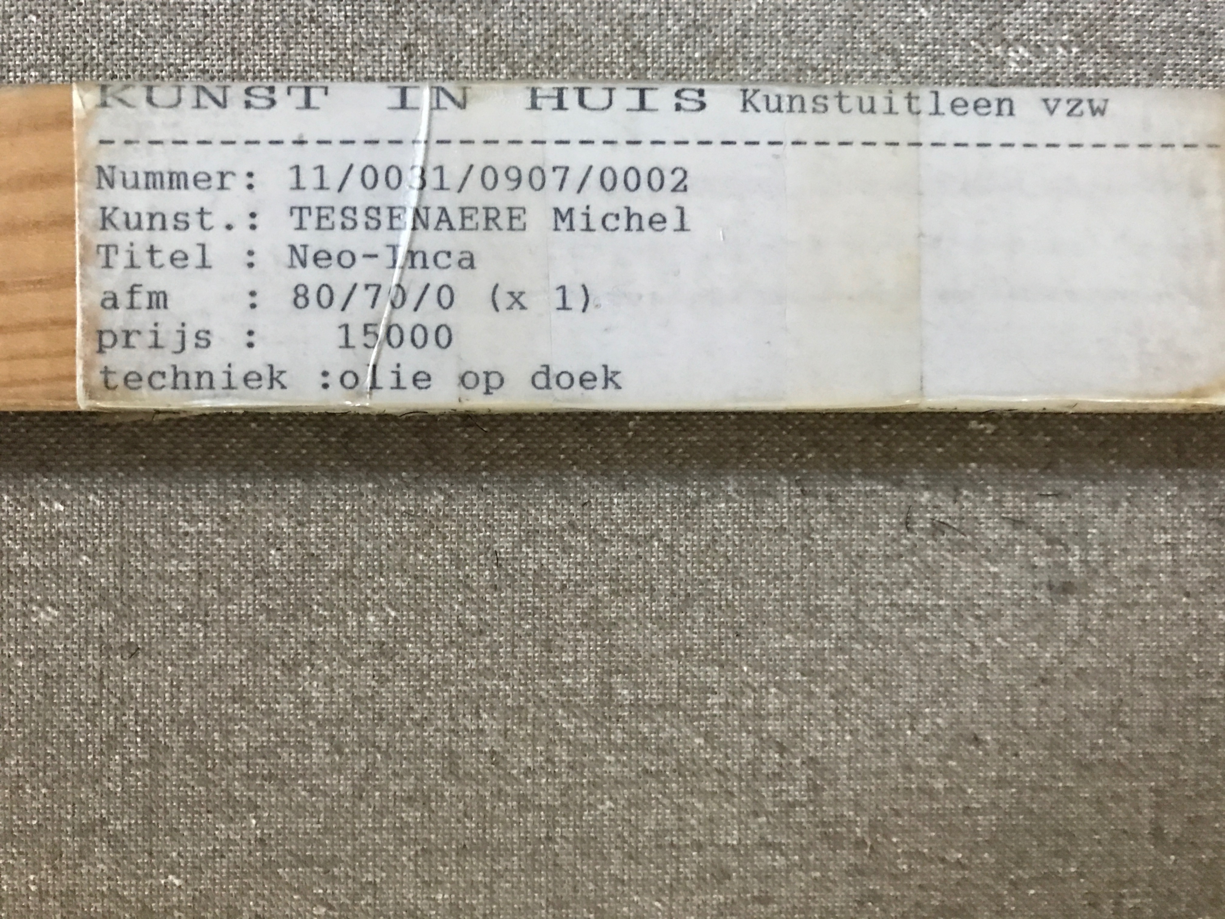 Niet of onleesbaar gesigneerd - Origineel werk - Neo Inca - 1994 kopen? Bied vanaf 1!