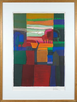 Ton Schulten - Zeefdruk, Herfst I - Ingelijst kopen? Bied vanaf 300!