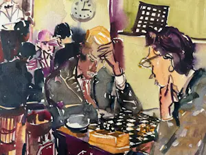 Visser Sjoerd - Schakers in café kopen? Bied vanaf 75!