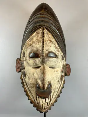 Igbo - 220921 - African IGBO Mask - Nigeria. kopen? Bied vanaf 65!