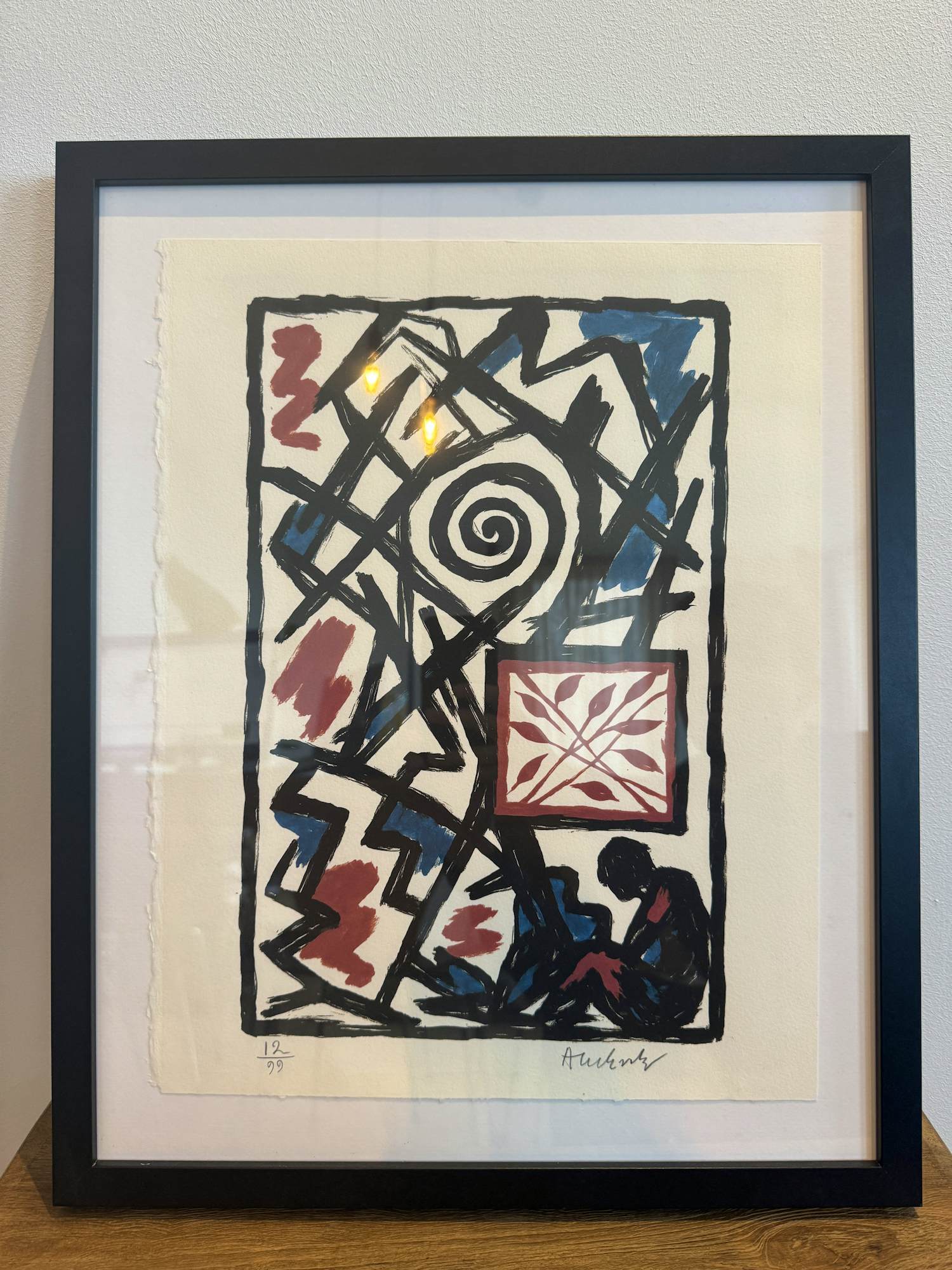 Pierre Alechinsky - Kleurenlitho - oplage 99 ex. kopen? Bied vanaf 1200!