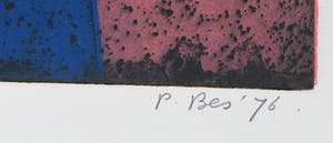 Peter Bes - Kleurenets, Zonder titel kopen? Bied vanaf 35!