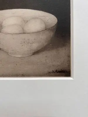 Jan Mankes - Originele Heliogravure Kom met Eieren 1923 kopen? Bied vanaf 165!