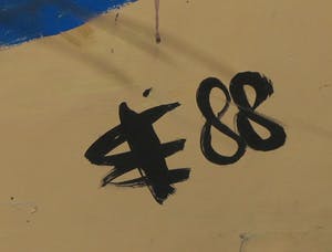 Albert Niemeyer - Acryl op papier, Voorspel - Ingelijst (Zeer groot) kopen? Bied vanaf 400!