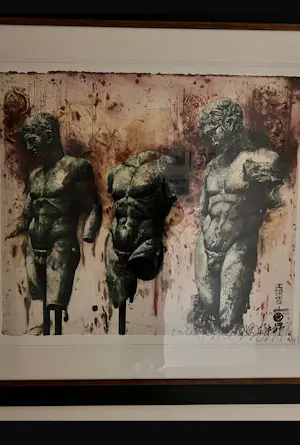 Gerti Bierenbroodspot - The three graces, litho (mooi ingelijst) kopen? Bied vanaf 250!