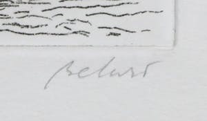 Gerard Bellaart - Ets, Liggend skelet kopen? Bied vanaf 1!