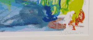 Jan van Diemen - Zeefdruk, Zonder titel - Ingelijst kopen? Bied vanaf 50!