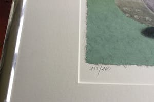 Sharon Amir - "Please don't go" | kleuren zeefdruk - in zware chromen lijst kopen? Bied vanaf 65!