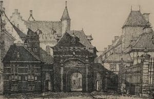 Niet of onleesbaar gesigneerd - C3883-7, stadsgezicht kopen? Bied vanaf 10!