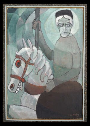 Engelbert Gijsbrecht van Heusden - Bejaard op draaimolenpaard. kopen? Bied vanaf 10!