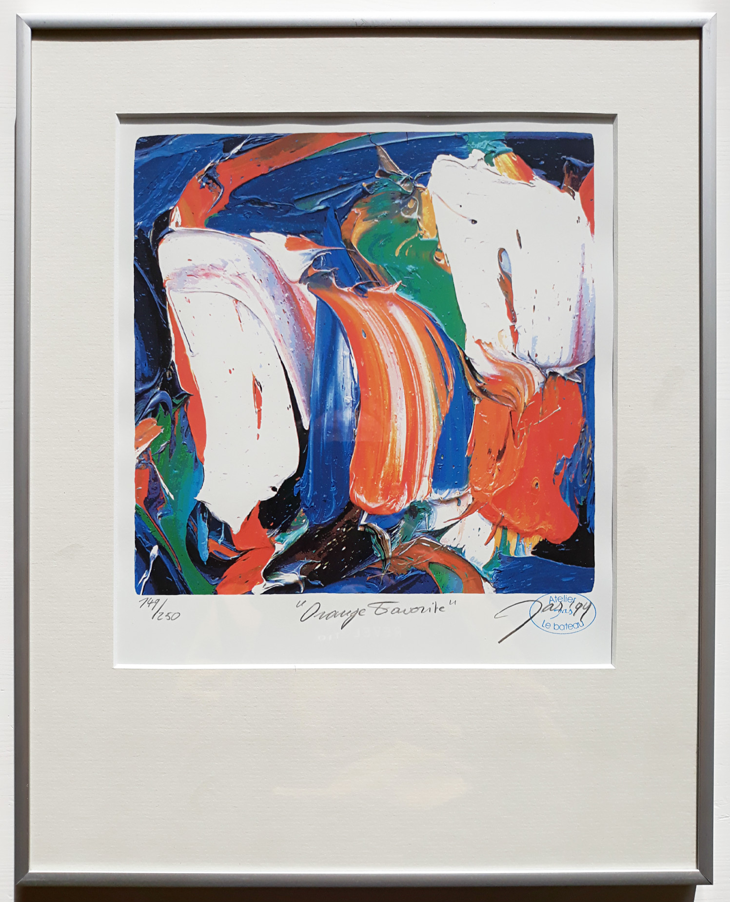 JAS - Orange Favorite, zeefdruk of giclee (mooi ingelijst) kopen? Bied vanaf 1!