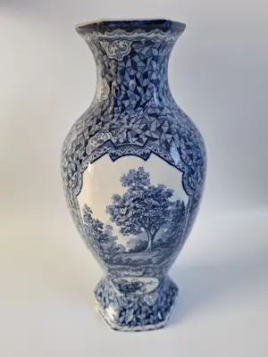 Villeroy en Boch - Wit blauwe vaas kopen? Bied vanaf 45!