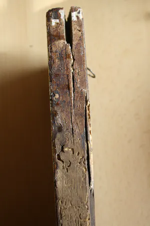Niet of onleesbaar gesigneerd - Antiek Houten Icoon Our Lady of Mercy (1350) kopen? Bied vanaf 1!
