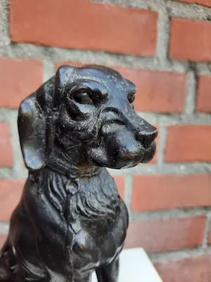 Niet of onleesbaar gesigneerd - Hond in brons kopen? Bied vanaf 1!