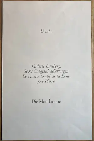 Ursula Schultze-Bluhm - Farbradierung, aus "Die Mondbohne", Blatt 1, signiert, 1967 kopen? Bied vanaf 70!
