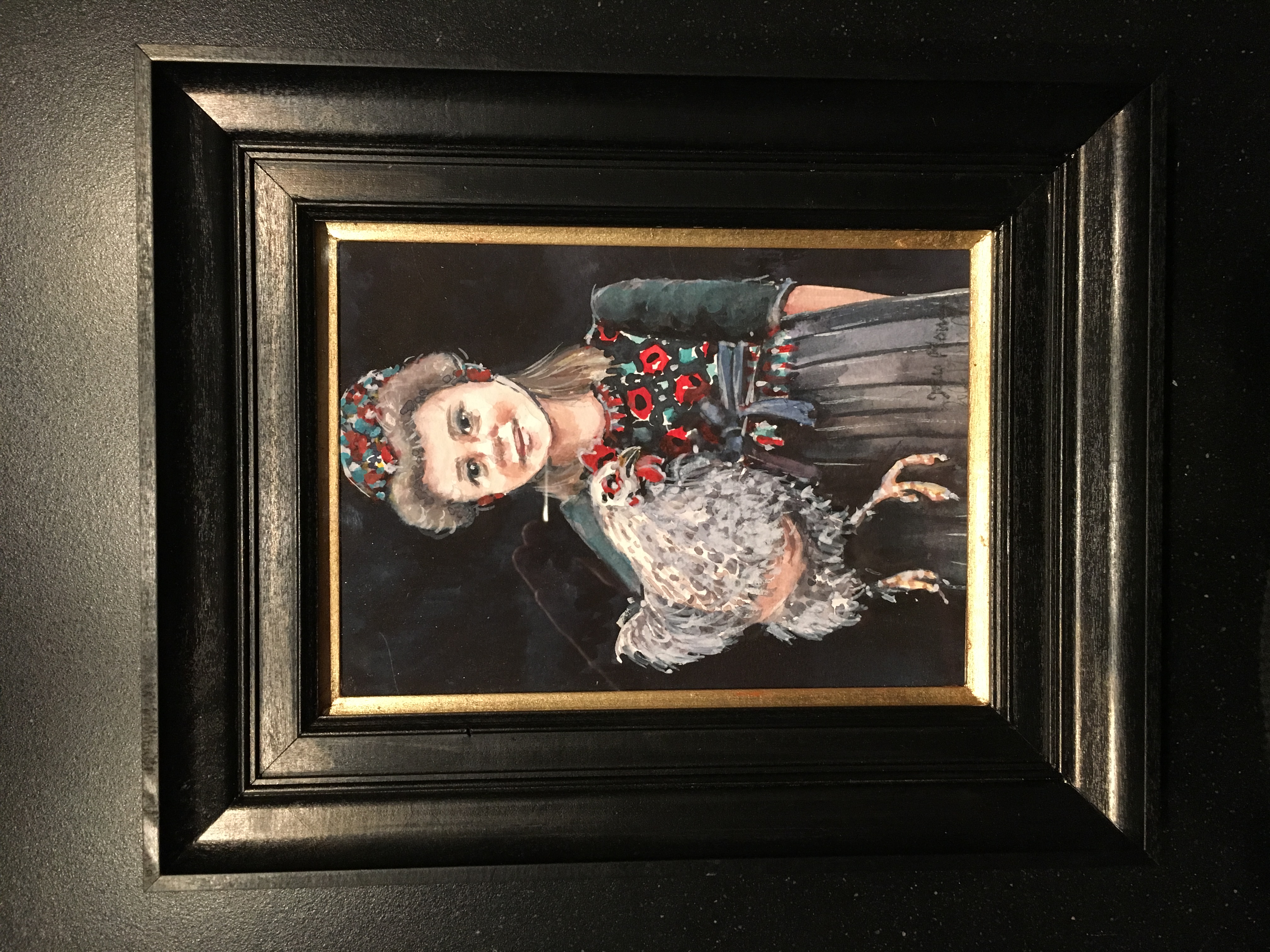 Joke Plomp - Staphorster meisje met kip kopen? Bied vanaf 90!