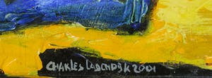 Charles Lagendijk - Olieverf op doek, Abstracte compositie kopen? Bied vanaf 1!